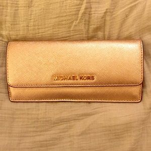 Gold Michael Kors Wallet